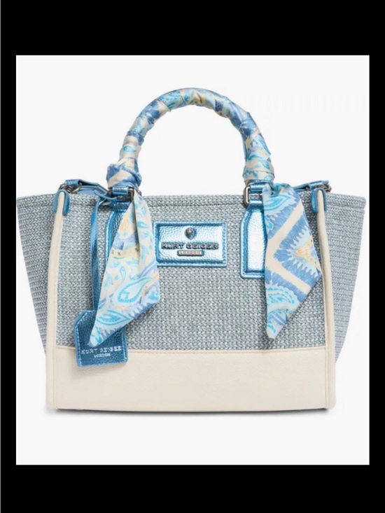 Kurt Geiger Handbags - Kurt Geiger London Chiswick Small Shopper Tote Light/Pastel Blue NWOT
